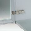 Profile frame hinge, Nexis click-on 94 AL - HNGE-NEXCLON-ALUPRFL-CRN-(NI)-95DGR