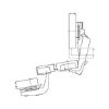Corner cabinet hinge, Nexis click-on - HNGE-NEXCLON-SCRON52/5,5-CRN-(NI)