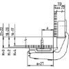 Corner cabinet hinge, Nexis click-on - HNGE-NEXCLON-SCRON52/5,5-CRN-(NI)