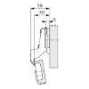 Concealed hinge, Nexis click-on 100 - HNGE-NEXCLON-SCRON52/5,5-INRT-100DGR