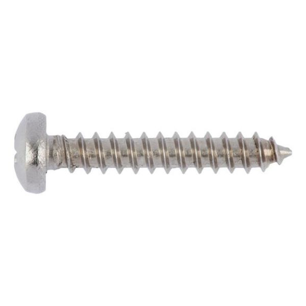 Raised countersunk tapping screw shape C with H recessed head - SCR-PANHD-DIN7981-C-H2-A2-4,8X16