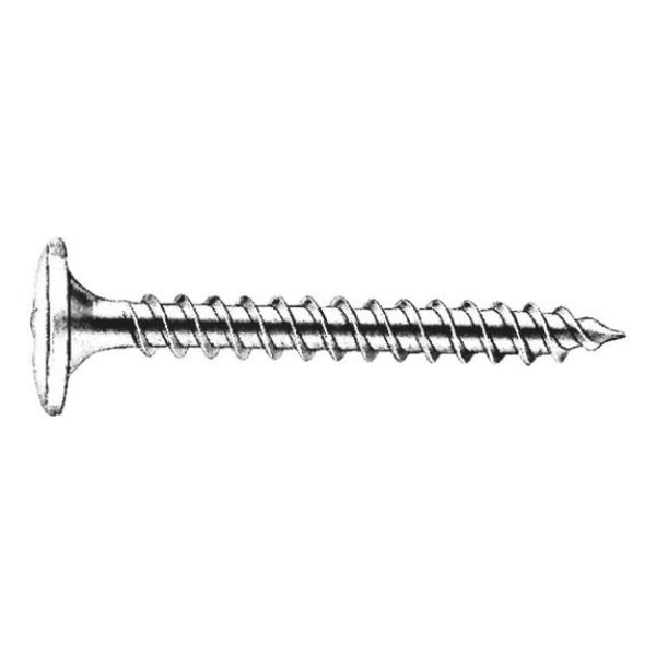 W&Uuml;POFAST&lt;SUP&gt;&reg;&lt;/SUP&gt;, blue galvanised Back panel screw - SCR-REARWL-Z2-(A2K)-4X35