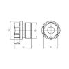 Hexagon head sealing plug with collar - SCR-PLG-DIN910-A4-M10X1