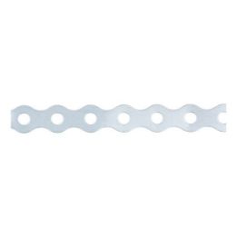 Crimped punched mounting strip without perforated edge - INSTLSTRP-PERF-CORRUGATED-HOD6,8MM-B17MM