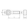 Eye bolt - BLT-EYE-DIN444-B-4.6-(A2K)-M12X140