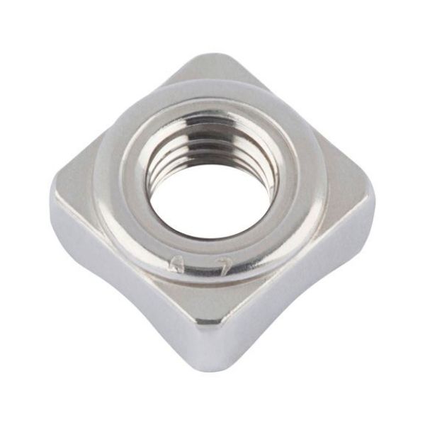Square weld nuts - NUT-WELD-SQUAR-DIN928-A2-WS14-M8
