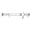 Connecting screw - SCR-CON-PANHD-SL-(BRN)-M4X(41-47)
