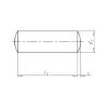 Straight pin, unhardened - PIN-CYL-DIN7-UNHDND-M6-A1-4X14