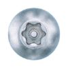 Raised countersunk tapping screw, with hexalobular drive and securing pin - SCR-PANHD-A2/70-(TX10-PIN)-3,5X19