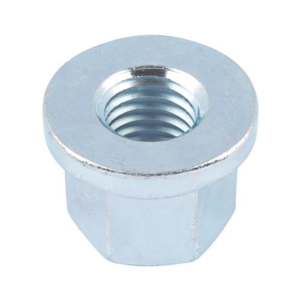 Hexagonal nut with collar, 1.5xd high - NUT-FLG-DIN6331-10-1,5D-WS13-(A2K)-M8