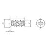 EURO screw, type A - SCR-EURO-SMALCS-Z2-(E2J)-6,3X11