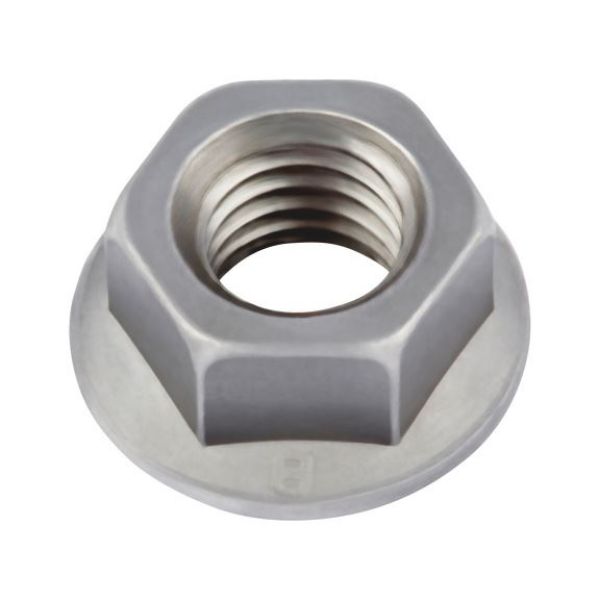 Hexagonal nut with flange - NUT-HEX-FLG-DIN6923-8-WS18-M12