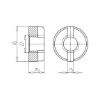 Slotted nut - NUT-SL-DIN546-A2-M8