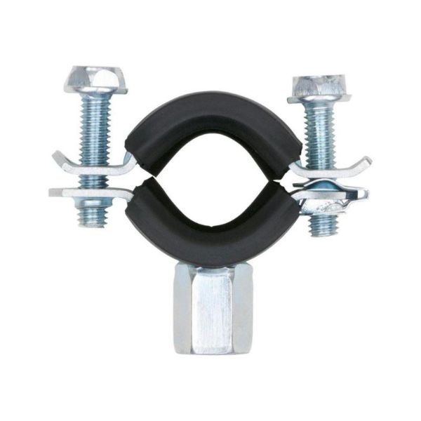 Picture for category Pipe clamp, two-part, with rubber