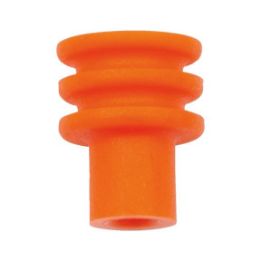 Single wire seal (SEAL) - SNGLWRESEAL-ORANGE-(1,2-2,1MM)-D3,4MM