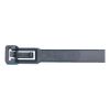 Reusable cable tie with plastic latch - CBLTIE-PLA-REOPENABLE-BLACK-7,5X200
