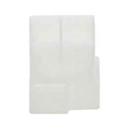Multiple plug housing for blade connector 6.3 x 0.8 mm - PLGHSNG-2COMT-(T-FORM)-TABCON-6,3MM