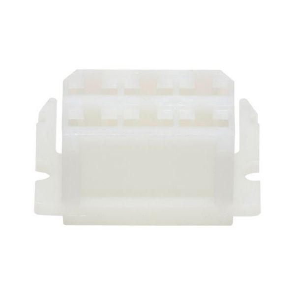 Multiple plug housing for push connector 6.3 x 0.8 mm - PLGHSNG-6COMT-PSHCON-6,3MM