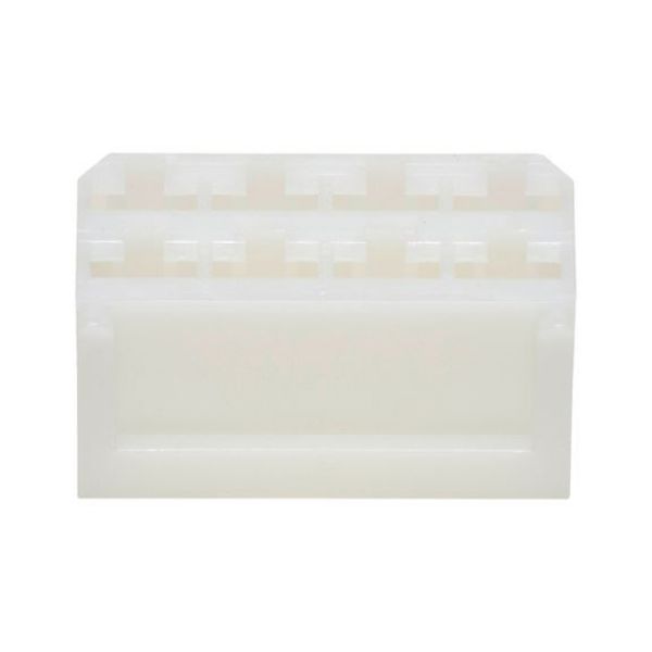 Multiple plug housing for push connector 6.3 x 0.8 mm - PLGHSNG-8COMT-PSHCON-6,3MM