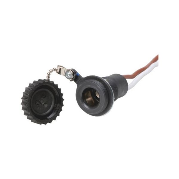 2-pin socket 6V - 24V - PLGCON-SOCKET-CBL30CM-2POL-(6-24V)