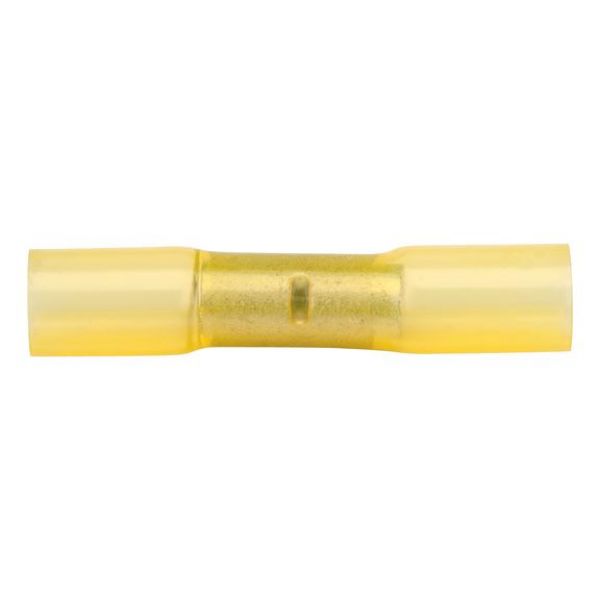 Heat-shrink crimp butt connector - BUTTCON-HSHRTUBE-YELLOW-(4,0-6,0SMM)