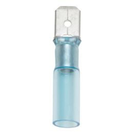 Heat-shrink crimp blade connector - TABCON-HSHRTUBE-BLUE-(1,5-2,5SMM)