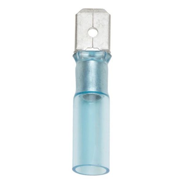 Heat-shrink crimp blade connector - TABCON-HSHRTUBE-BLUE-(1,5-2,5SMM)