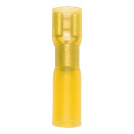 Heat-shrink crimp connector push connector - PSHCON-HSHRTUBE-YELLOW-(4,0-6,0SMM)
