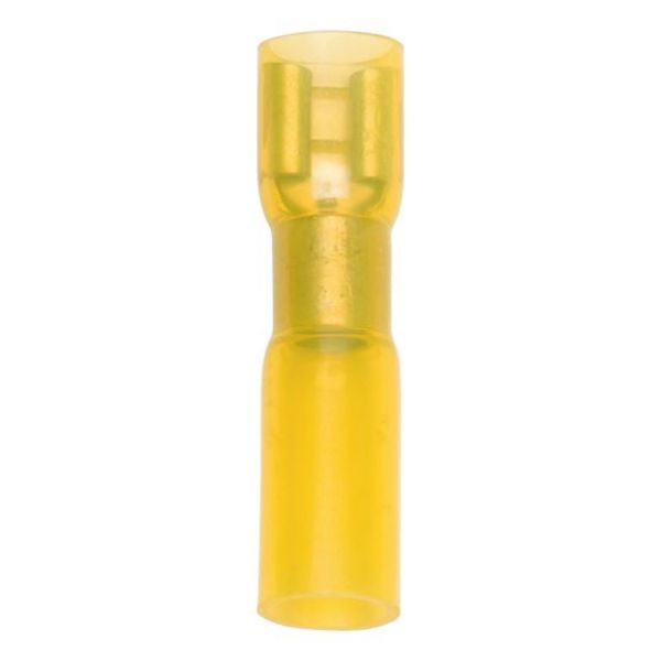 Heat-shrink crimp connector push connector - PSHCON-HSHRTUBE-YELLOW-(4,0-6,0SMM)