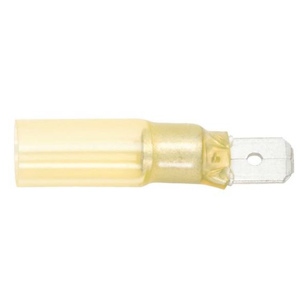 Heat-shrink crimp blade connector - TABCON-HSHRTUBE-YELLOW-(4,0-6,0SMM)