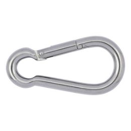 Fire brigade snap hook - CARBNHOK-FD-DIN5299-A2-C-50X5
