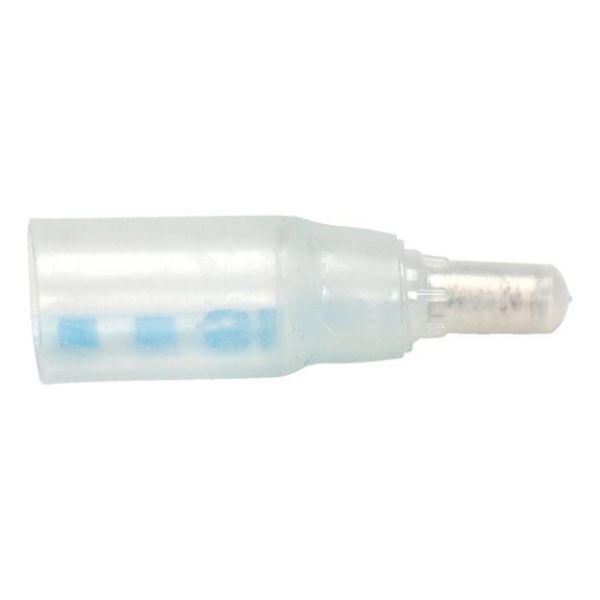Heat-shrink crimp branch connector end connector - ENDCON-HSHRTUBE-BLUE-2,0MM