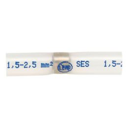Heat-shrink solder connector HIGH-END butt connector - BUTTCON-SLDR-HSHRTUBE-BLUE-(1,5-2,5SMM)