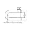 Shackle straight - SHKL-SR-A4-D16