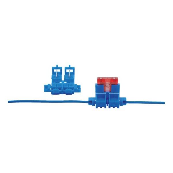 Picture for category Flat blade fuse holder for cable clamping
