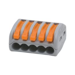 Wago screwless connection terminal - PLGINCON-WIRE-FLEX/RIGID-5X(0,08-4,0SMM)