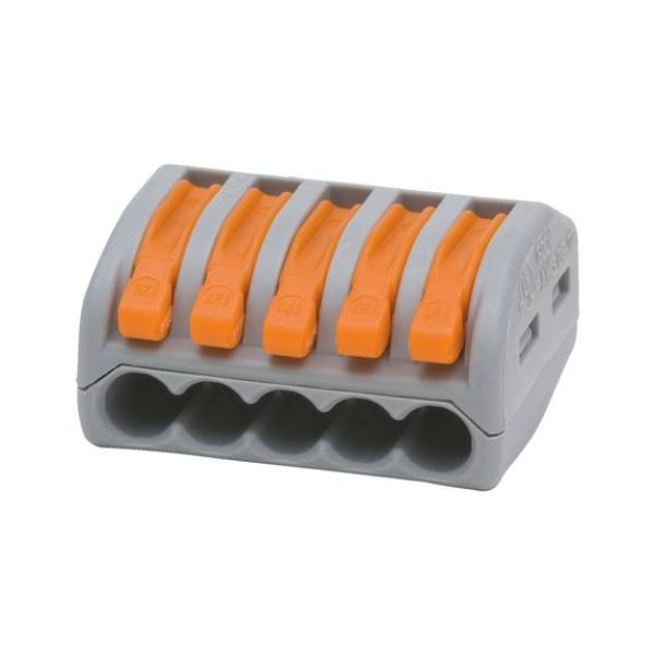 Wago screwless connection terminal - PLGINCON-WIRE-FLEX/RIGID-5X(0,08-4,0SMM)