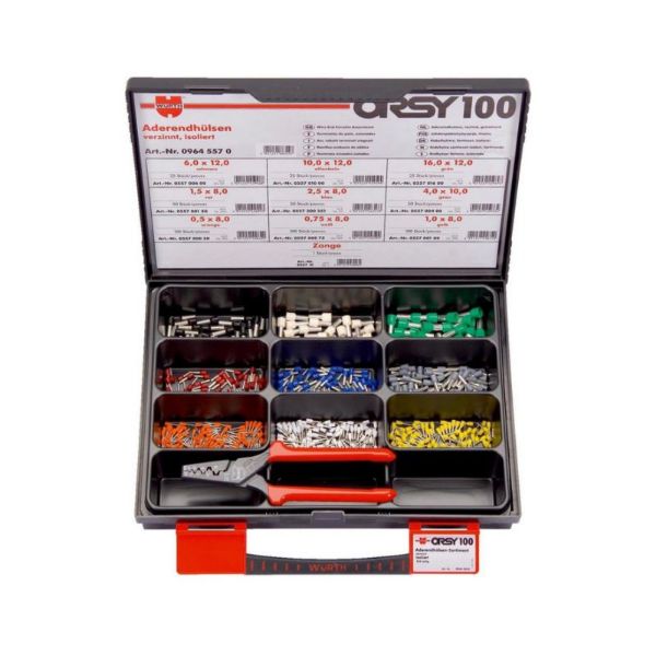 Picture for category Wire end ferrule, insulated, assmnt/set
