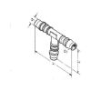T-hose connector - HOSECON-PLA-T-D4,0MM