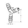 Y-hose connector - HOSECON-PLA-Y-D3,0MM