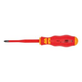VDE screwdriver, PH recessed head, extra slim - SCRDRIV-VDE-PH-SLIM-1X80