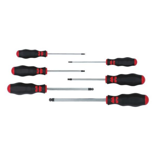 Picture for category Screwdriver set hexagon socket ball head 6 pieces