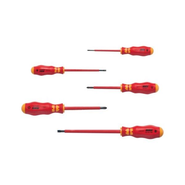 Picture for category VDE screwdriver set flat/cross recess PZ