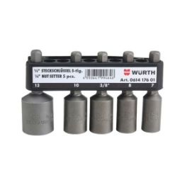 1/4 inch socket wrench insert, set - IMPSKTWRNCH-1/4IN-SET-MAGN-L51MM-5PCS