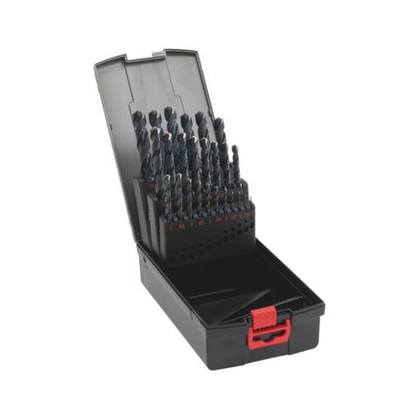Picture for category Twist drill HSS DIN 338 type RN HC assmnt. 25pcs