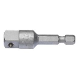 Connector DIN 7428 E 6.3 (1/4 inch) - HOLD-BIT-IMPNUT-4PT-1/4INX4PT-3/8IN-L50