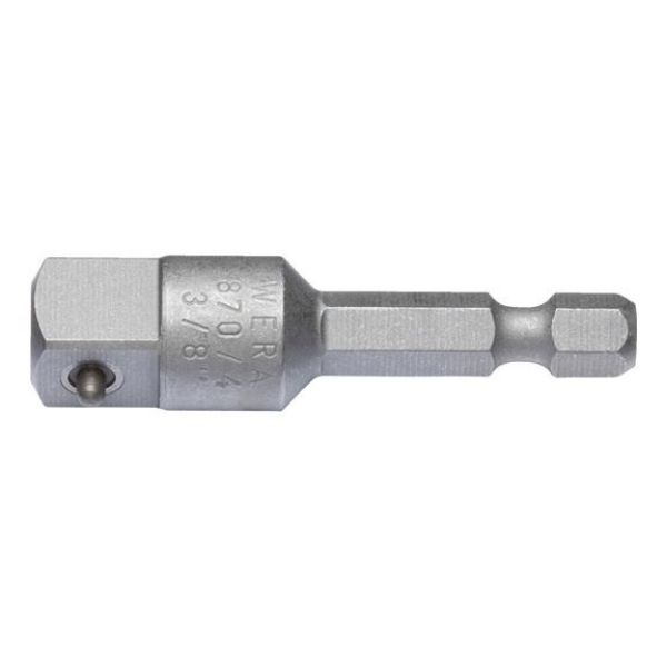 Connector DIN 7428 E 6.3 (1/4 inch) - HOLD-BIT-IMPNUT-4PT-1/4INX4PT-3/8IN-L50