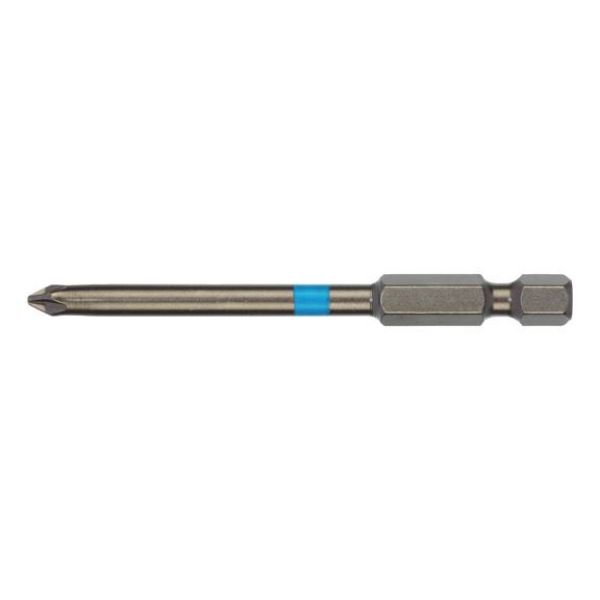 Pozidriv bit - BIT-PZ1-BLUE-1/4IN-L73MM