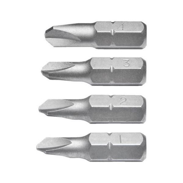 Tri-wing bit assortment, 4 pcs. - BIT-SAFE-SET-3WING-4PCS
