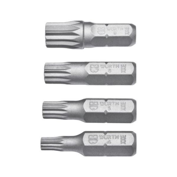 Picture for category Bit assortment triple square XZN 4pieces